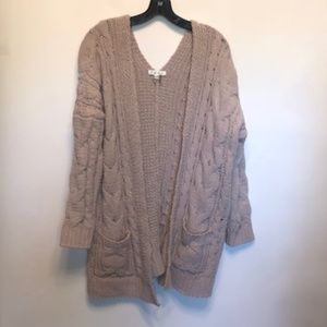 Chunky Cable Knit Cardigan